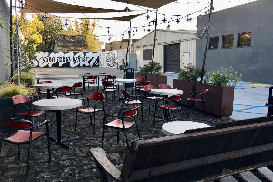 Outdoor Art Yard/Parking Lot at Start Los Angeles in Harvard Heights, Los Angeles, CA