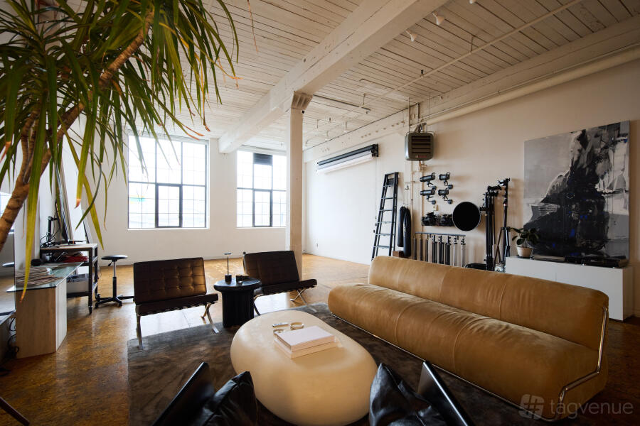 Minimal Contemporary Loft Geared for Content Creators and Productions at Studio 305 in SODO, Seattle, WA
