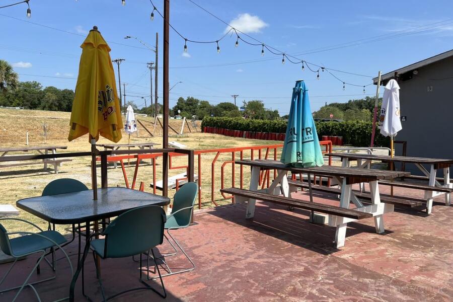 Outdoor Patio and Yard at Tandem in Riverside, San Antonio, TX