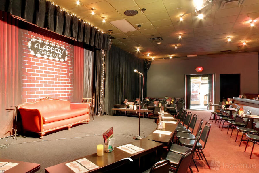 Flappers Mainroom at Flappers Comedy Club & Restaurant in Burbank, CA