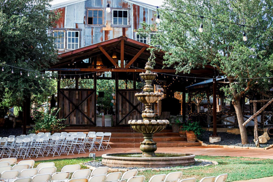 Outdoor Courtyard at Rancho La Mission in East San Antonio, TX