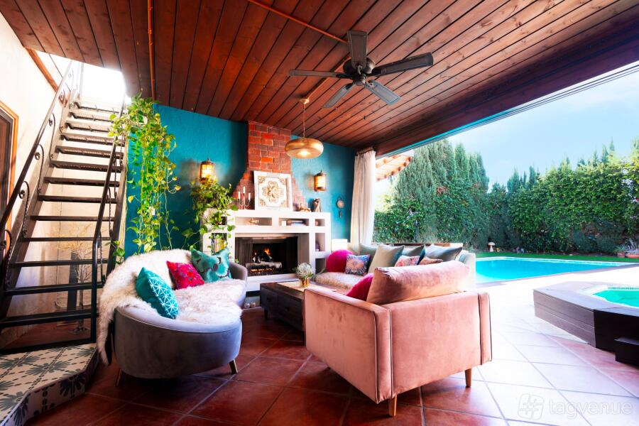Boho Glam Mantra House at Private Boho Glam Mantra House w Pool/Views in Burbank, CA
