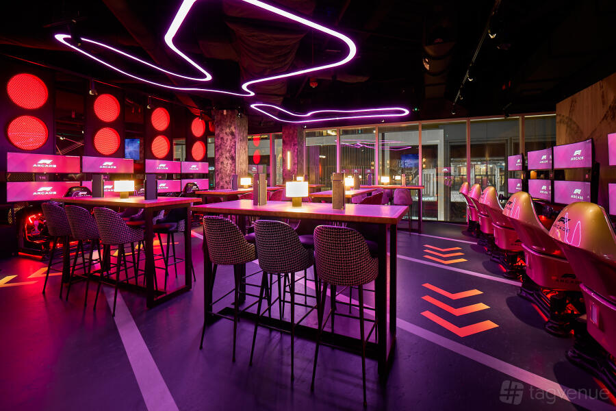 P1 at F1 Arcade Boston in Seaport District/South Boston Waterfront, MA