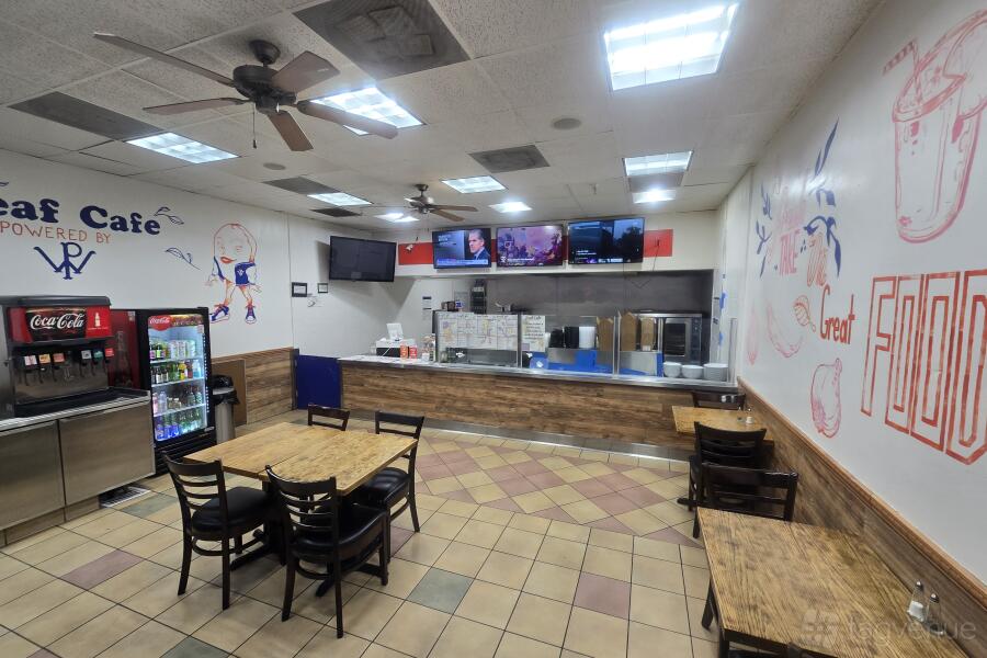 Entire Cafe at Leaf Cafe in Burbank, CA