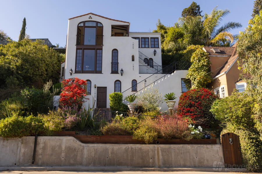 Top Floor at Hillside 1925 Spanish Silver Lake Villa in Silver Lake, Los Angeles, CA