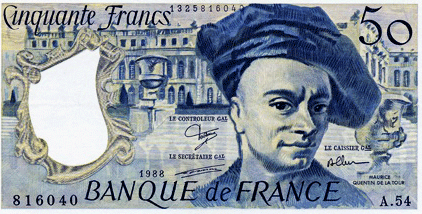 The franc original Official Currency Of France