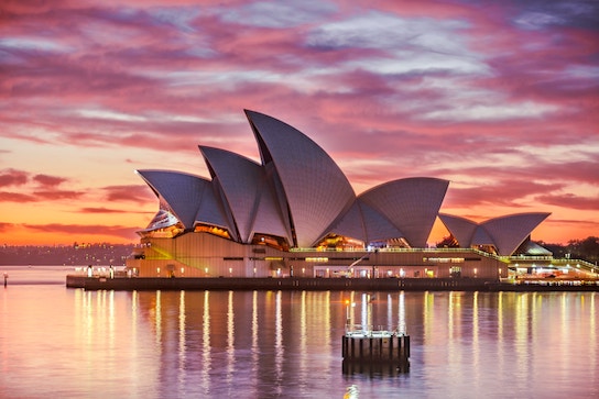sydney harbour and opera house
